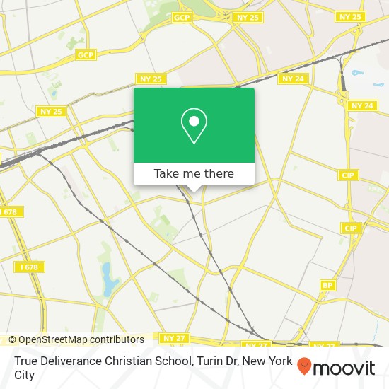 True Deliverance Christian School, Turin Dr map