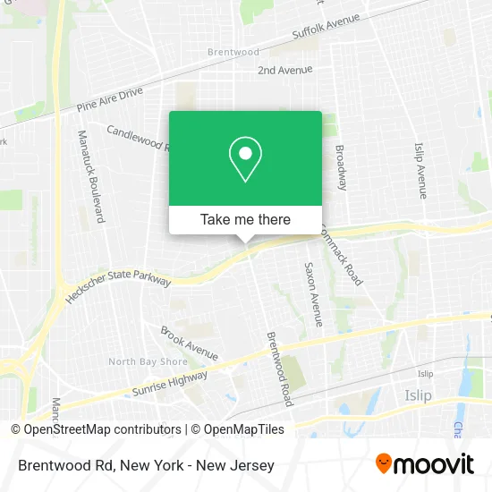 Brentwood Rd map