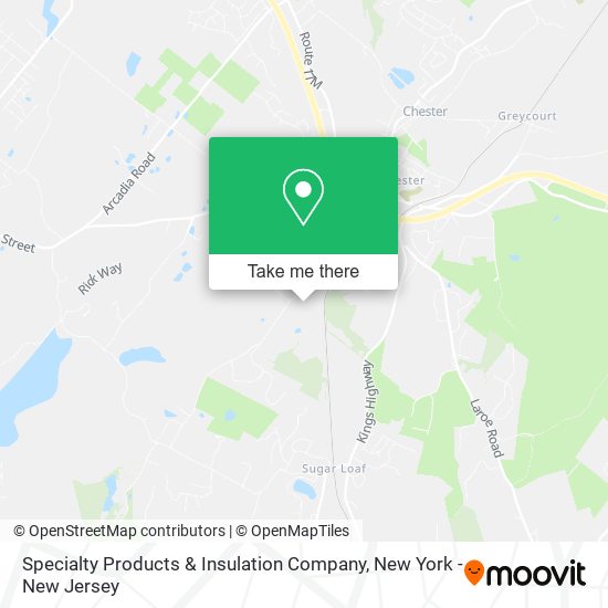 Specialty Products & Insulation Company map