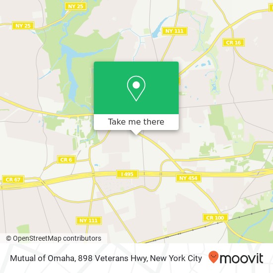 Mapa de Mutual of Omaha, 898 Veterans Hwy