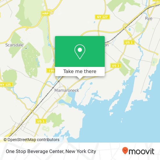 One Stop Beverage Center map