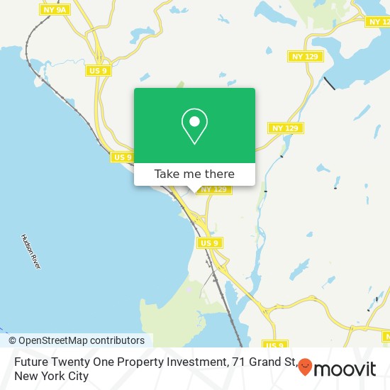 Future Twenty One Property Investment, 71 Grand St map