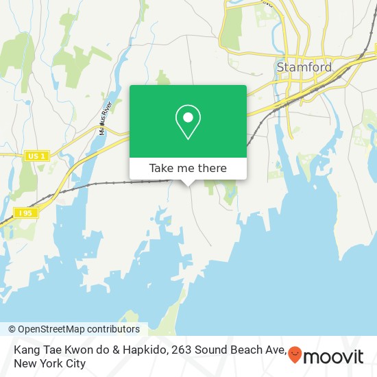 Mapa de Kang Tae Kwon do & Hapkido, 263 Sound Beach Ave