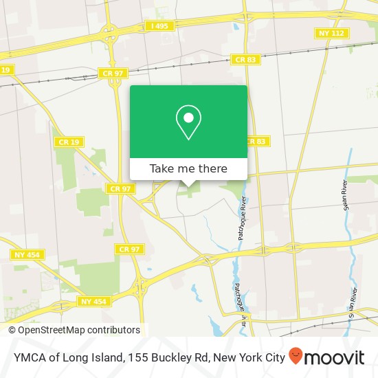 YMCA of Long Island, 155 Buckley Rd map