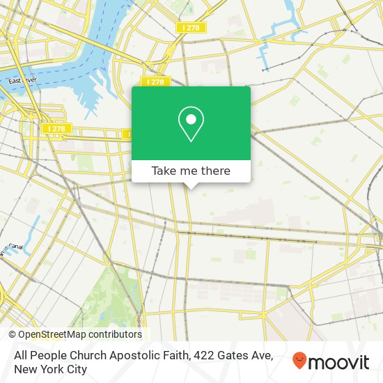 All People Church Apostolic Faith, 422 Gates Ave map