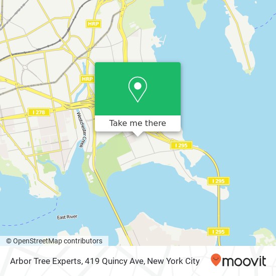 Arbor Tree Experts, 419 Quincy Ave map