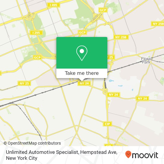 Mapa de Unlimited Automotive Specialist, Hempstead Ave