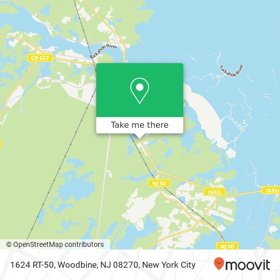 1624 RT-50, Woodbine, NJ 08270 map