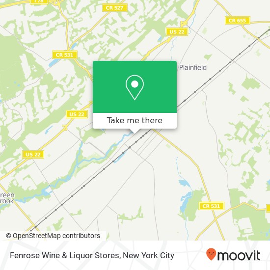 Mapa de Fenrose Wine & Liquor Stores