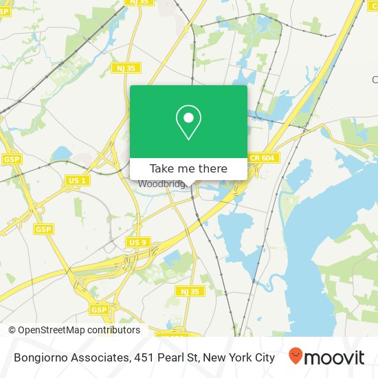 Mapa de Bongiorno Associates, 451 Pearl St