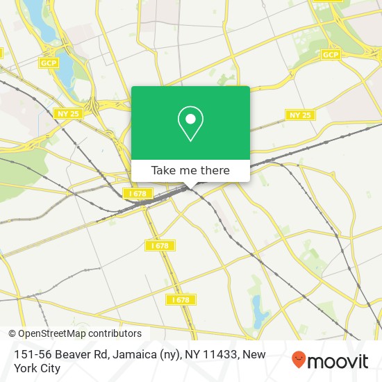 151-56 Beaver Rd, Jamaica (ny), NY 11433 map