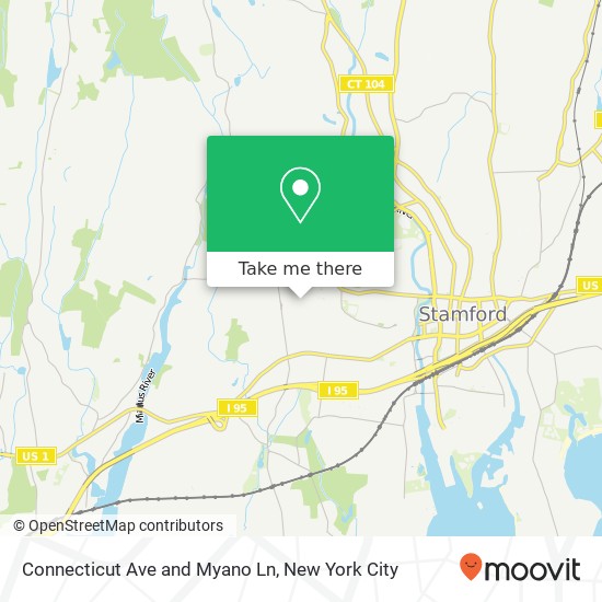 Mapa de Connecticut Ave and Myano Ln