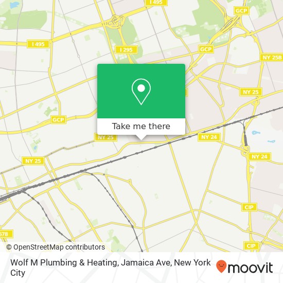 Wolf M Plumbing & Heating, Jamaica Ave map