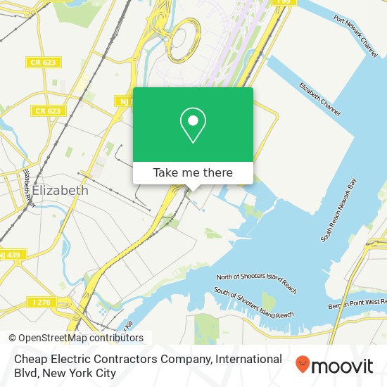 Mapa de Cheap Electric Contractors Company, International Blvd