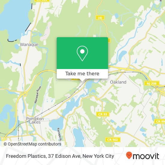 Freedom Plastics, 37 Edison Ave map