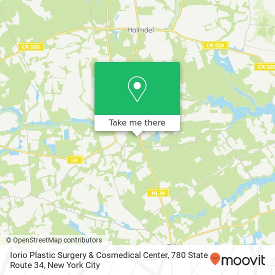 Iorio Plastic Surgery & Cosmedical Center, 780 State Route 34 map