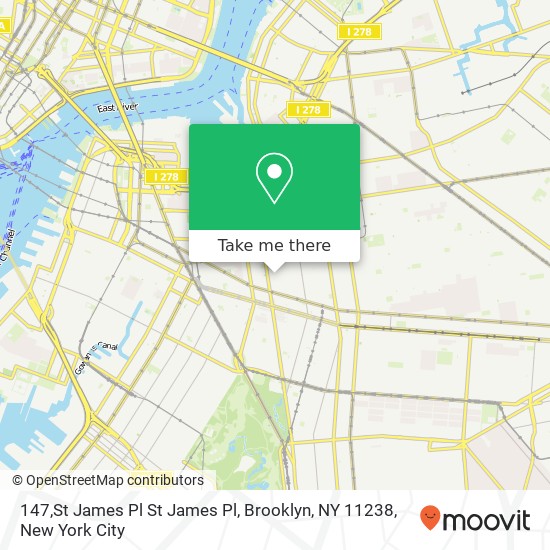 147,St James Pl St James Pl, Brooklyn, NY 11238 map