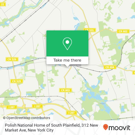 Polish National Home of South Plainfield, 312 New Market Ave map