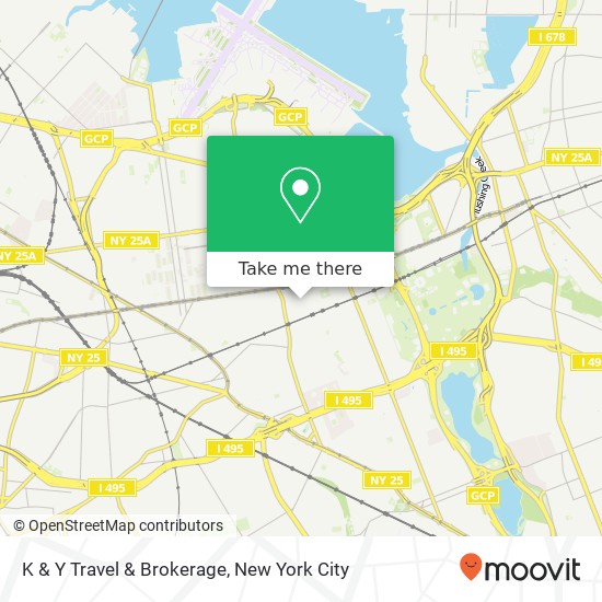 K & Y Travel & Brokerage map