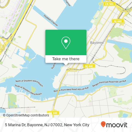 5 Marina Dr, Bayonne, NJ 07002 map