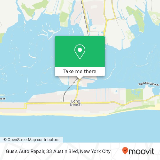 Mapa de Gus's Auto Repair, 33 Austin Blvd