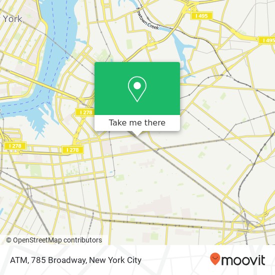 Mapa de ATM, 785 Broadway