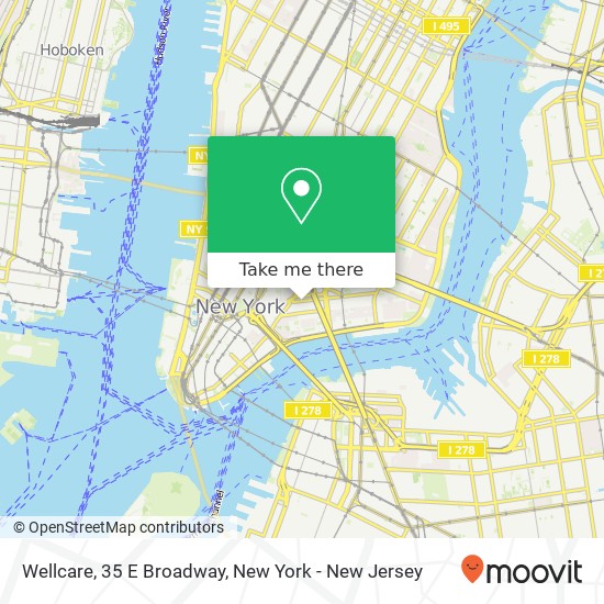 Wellcare, 35 E Broadway map