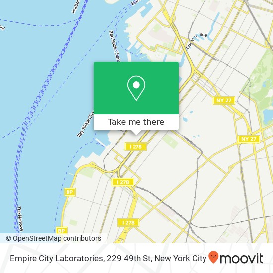 Empire City Laboratories, 229 49th St map