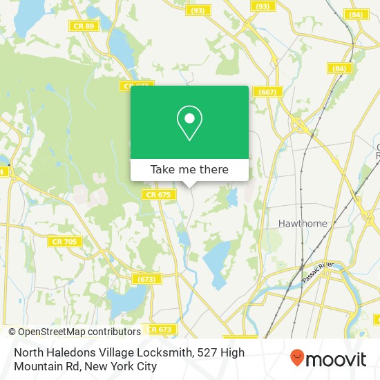 Mapa de North Haledons Village Locksmith, 527 High Mountain Rd