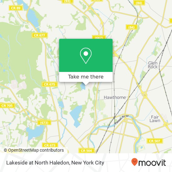 Mapa de Lakeside at North Haledon, 61 Spruce Ln