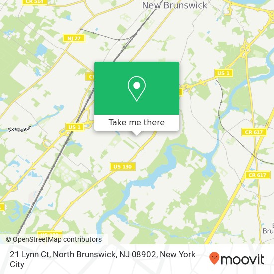 21 Lynn Ct, North Brunswick, NJ 08902 map