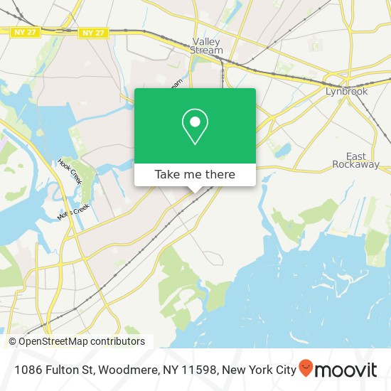 1086 Fulton St, Woodmere, NY 11598 map