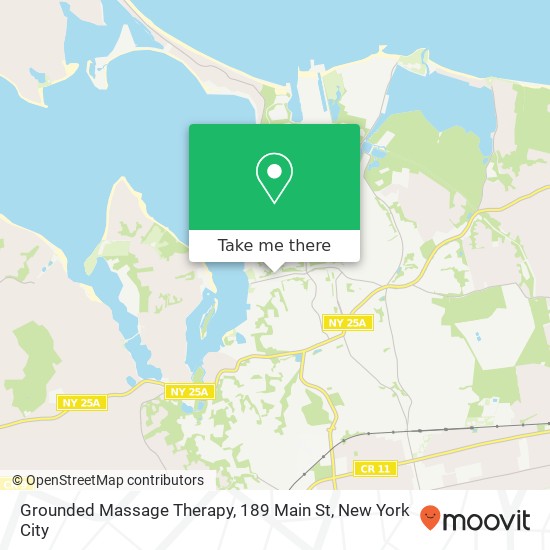 Mapa de Grounded Massage Therapy, 189 Main St