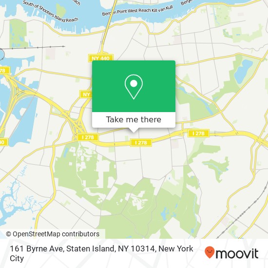 161 Byrne Ave, Staten Island, NY 10314 map