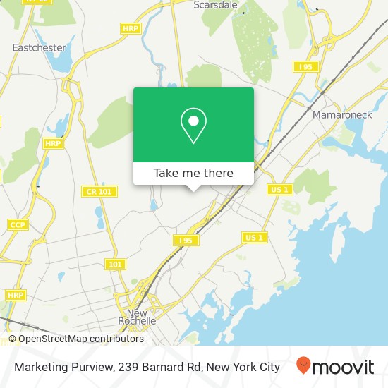 Mapa de Marketing Purview, 239 Barnard Rd