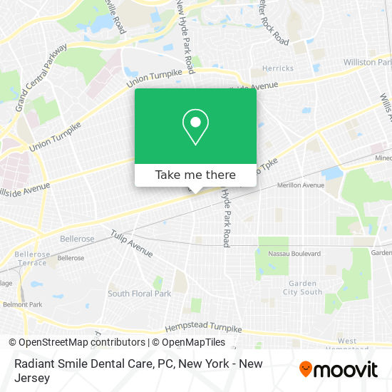 Radiant Smile Dental Care, PC map