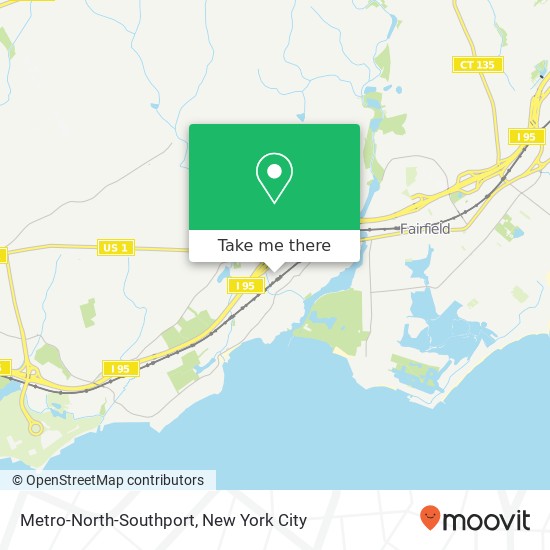 Mapa de Metro-North-Southport