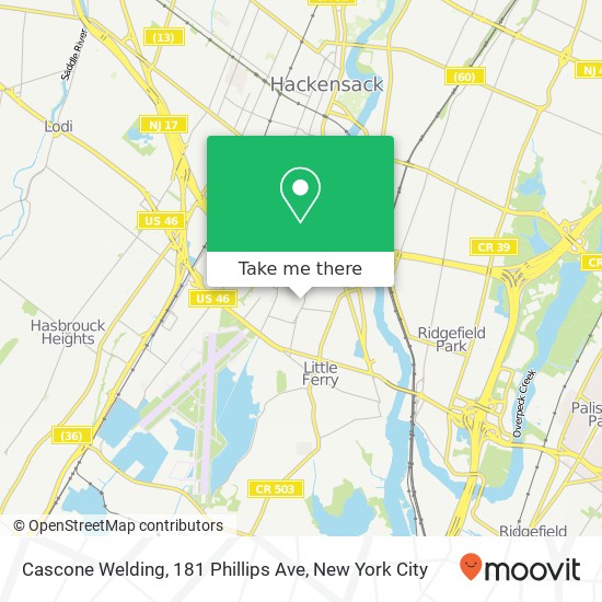 Cascone Welding, 181 Phillips Ave map