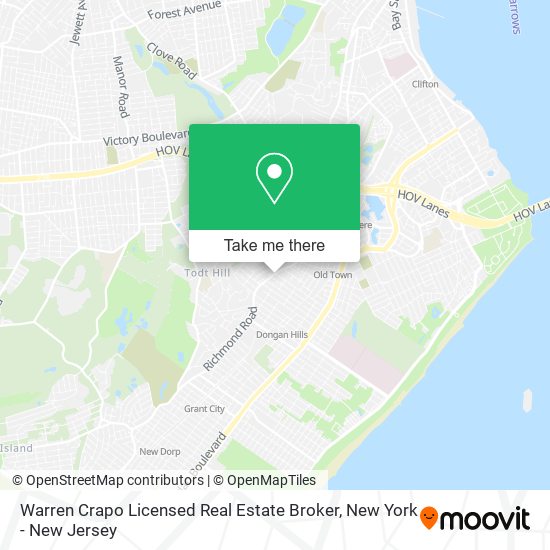 Mapa de Warren Crapo Licensed Real Estate Broker