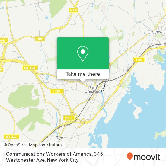 Communications Workers of America, 345 Westchester Ave map