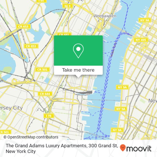 The Grand Adams Luxury Apartments, 300 Grand St map