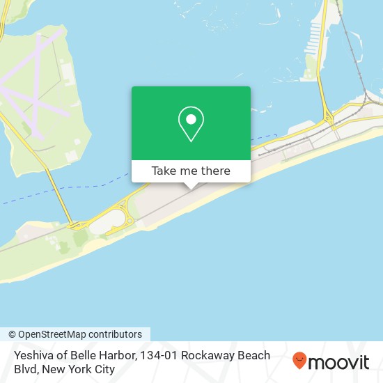 Yeshiva of Belle Harbor, 134-01 Rockaway Beach Blvd map