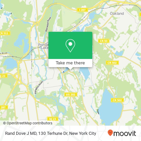 Rand Dove J MD, 130 Terhune Dr map