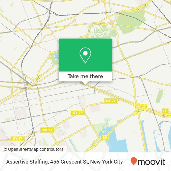 Mapa de Assertive Staffing, 456 Crescent St