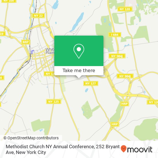 Methodist Church NY Annual Conference, 252 Bryant Ave map