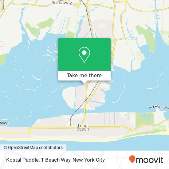 Kostal Paddle, 1 Beach Way map