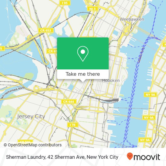 Mapa de Sherman Laundry, 42 Sherman Ave