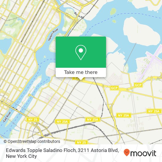 Mapa de Edwards Topple Saladino Floch, 3211 Astoria Blvd