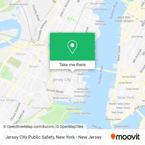 Jersey City Public Safety map