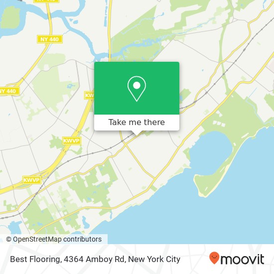 Mapa de Best Flooring, 4364 Amboy Rd